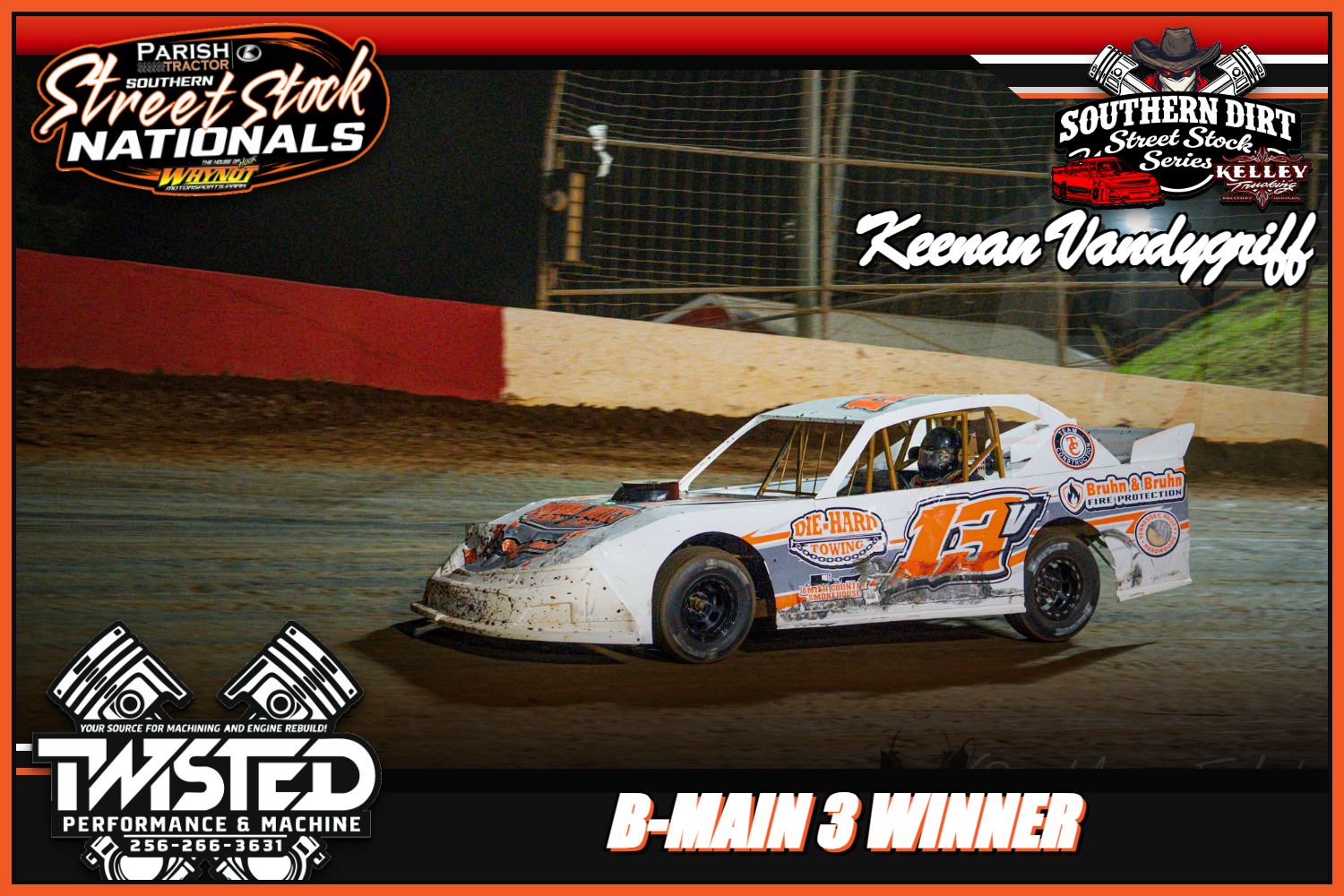 Keenan Vandygriff — B-Main 3 Winner