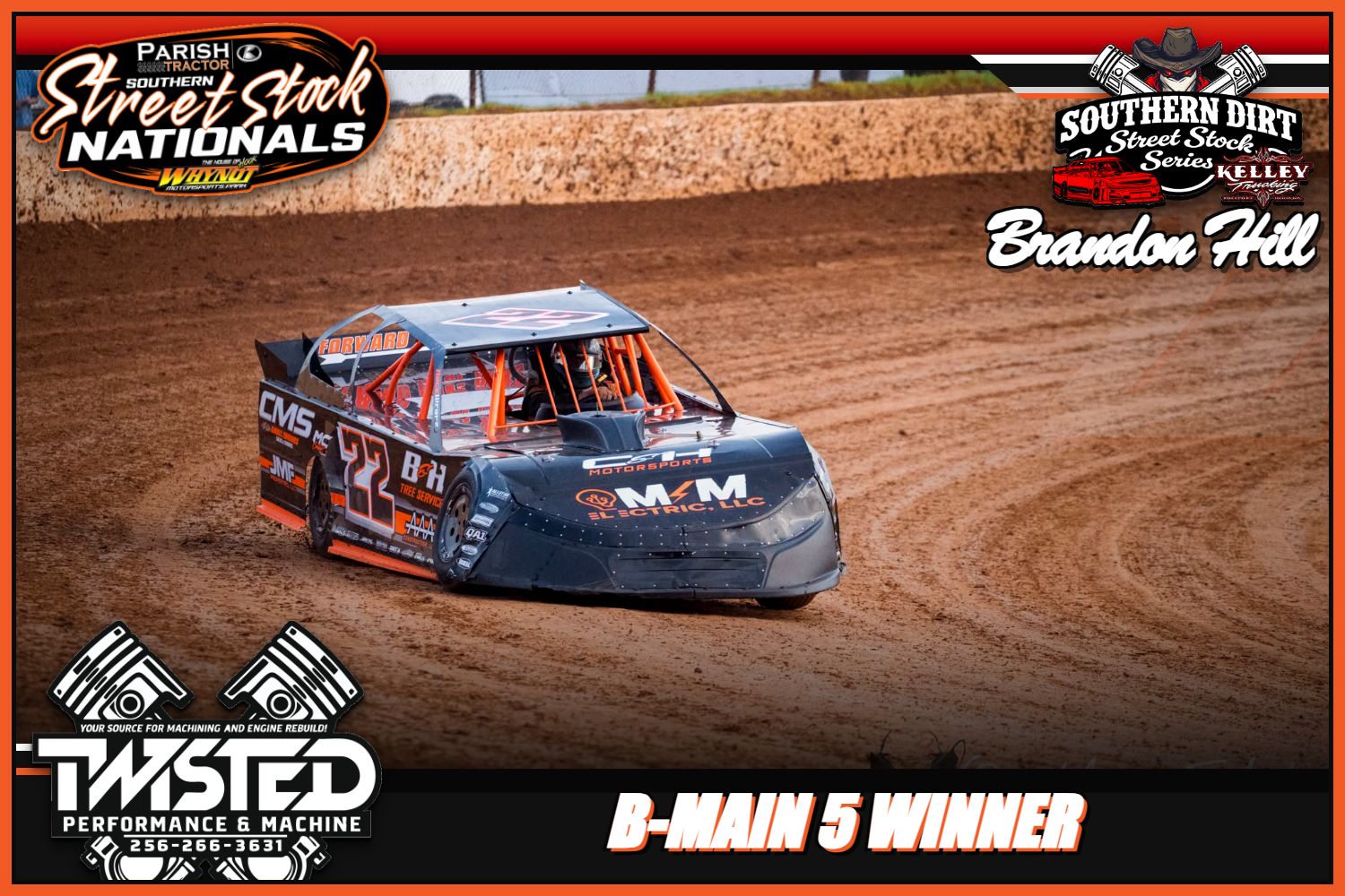 Brandon Hill — B-Main 5 Winner