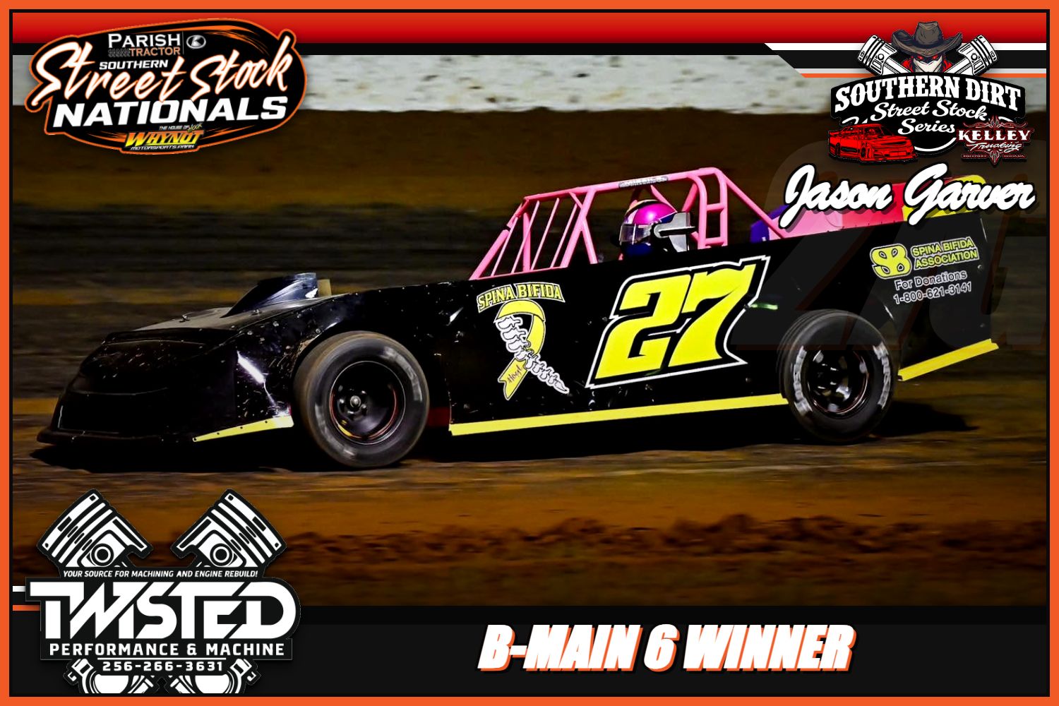 Jason Garver — B-Main 6 Winner